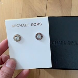 Michael Kors silver earrings